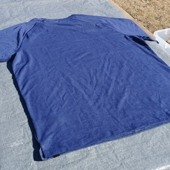 CLOUDVEIL Medium Med M Men's T-shirt Tee Shirt NWT New blue short sleeves - Picture 10 of 10